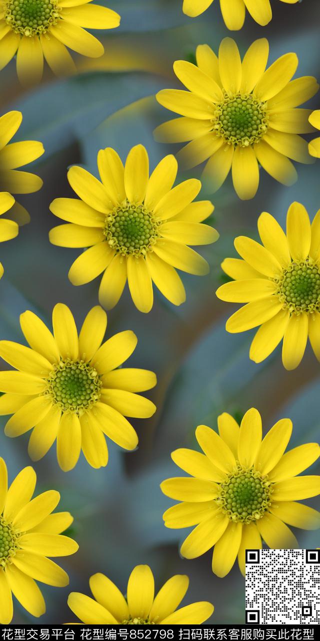 花朵小碎花乱花数码印花华亿平台下载（图片编号: 852798） - 瓦栏（Walan）