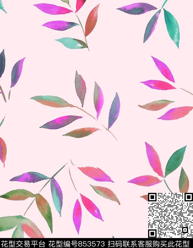 小碎花水彩手绘数码印花华亿平台下载（图片编号: 853573） - 瓦栏（Walan）