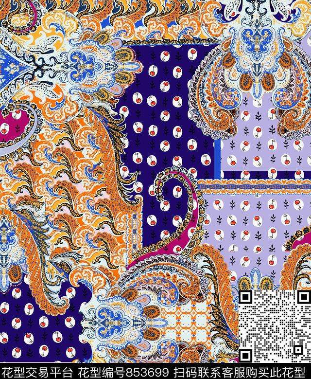 乱花色快小碎花传统印花华亿平台下载（图片编号: 853699） - 瓦栏（Walan）