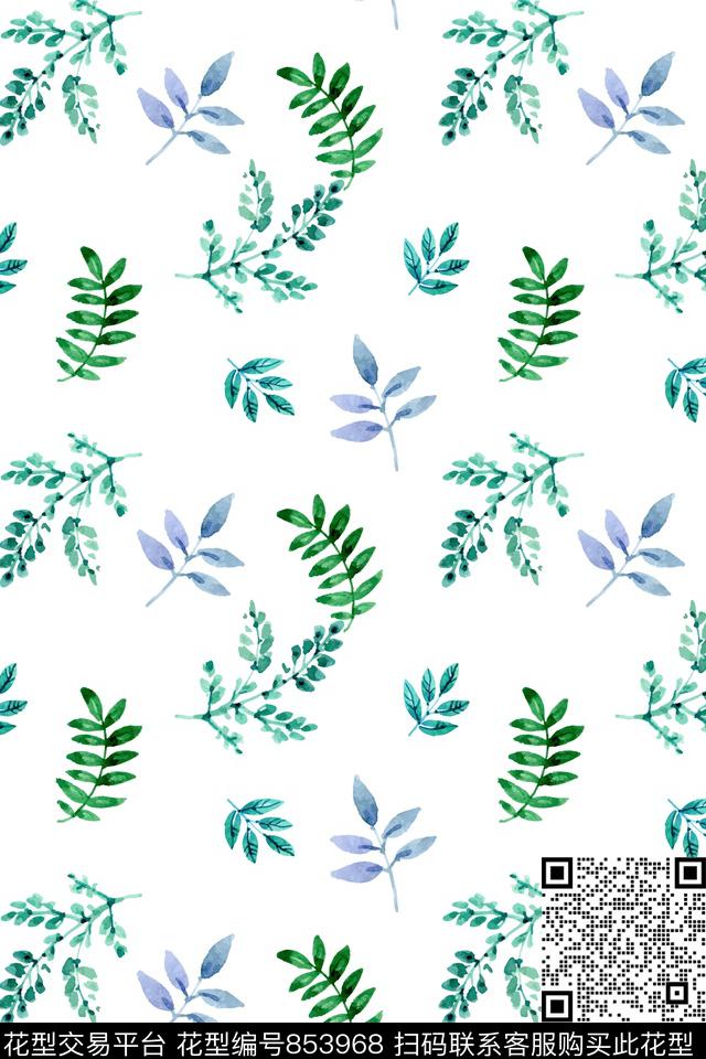 女装热带华亿平台绿植树叶传统印花华亿平台下载（图片编号: 853968） - 瓦栏（Walan）