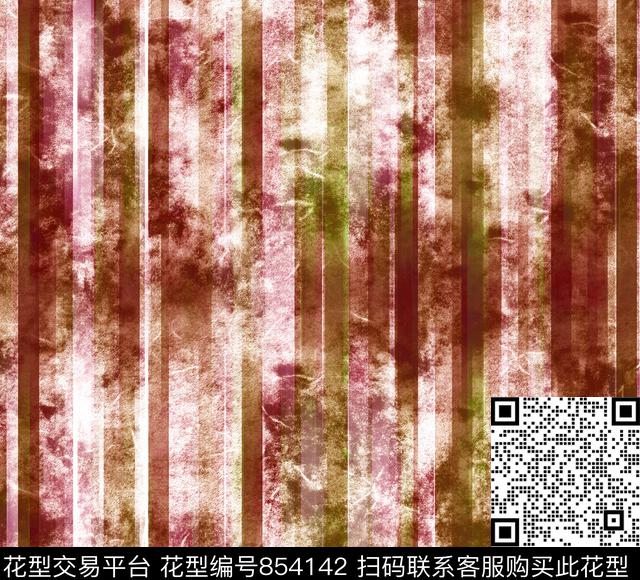 小碎花兰花清新风数码印花华亿平台下载（图片编号: 854142） - 瓦栏（Walan）