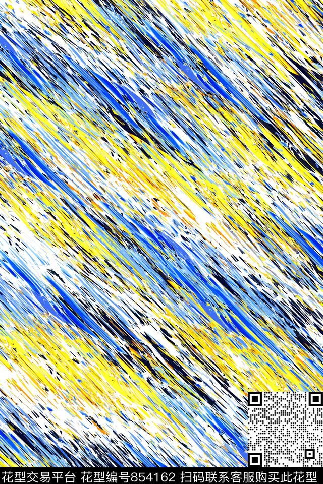 水彩线条纹理传统印花华亿平台下载（图片编号: 854162） - 瓦栏（Walan）