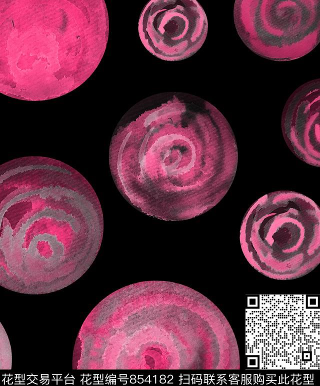 圆形圆点几何传统印花华亿平台下载（图片编号: 854182） - 瓦栏（Walan）