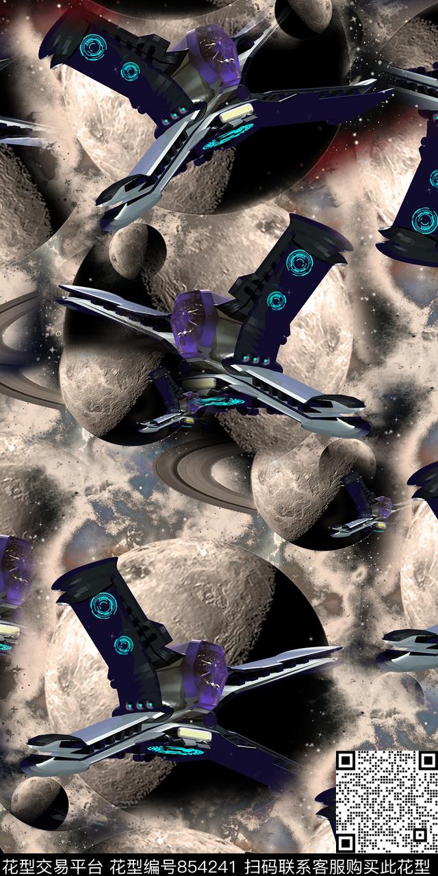 趣味解构几何数码印花华亿平台下载（图片编号: 854241） - 瓦栏（Walan）