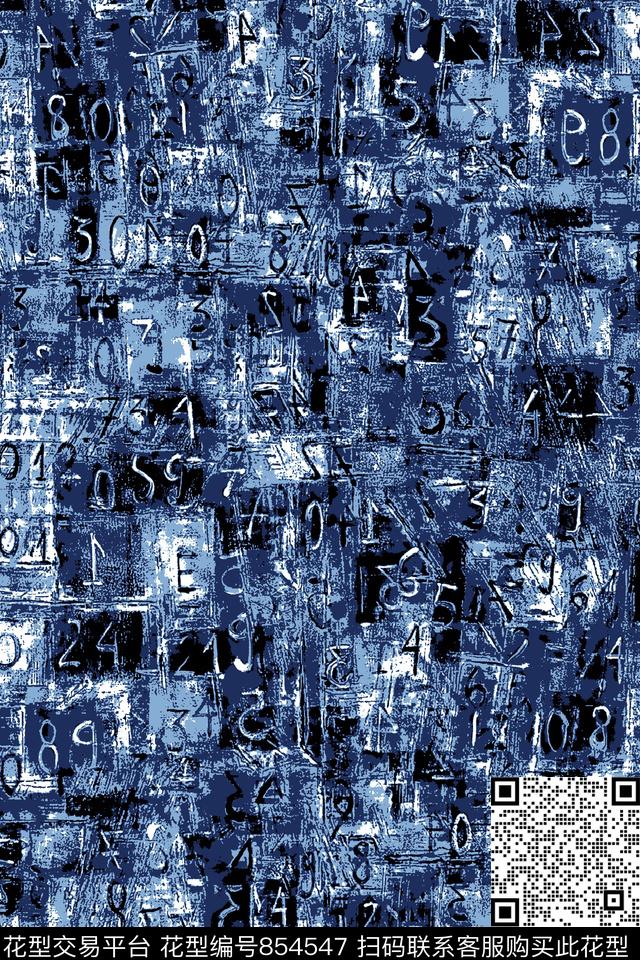 肌理纹理抽象纹理男装夹克华亿平台传统印花华亿平台下载（图片编号: 854547） - 瓦栏（Walan）