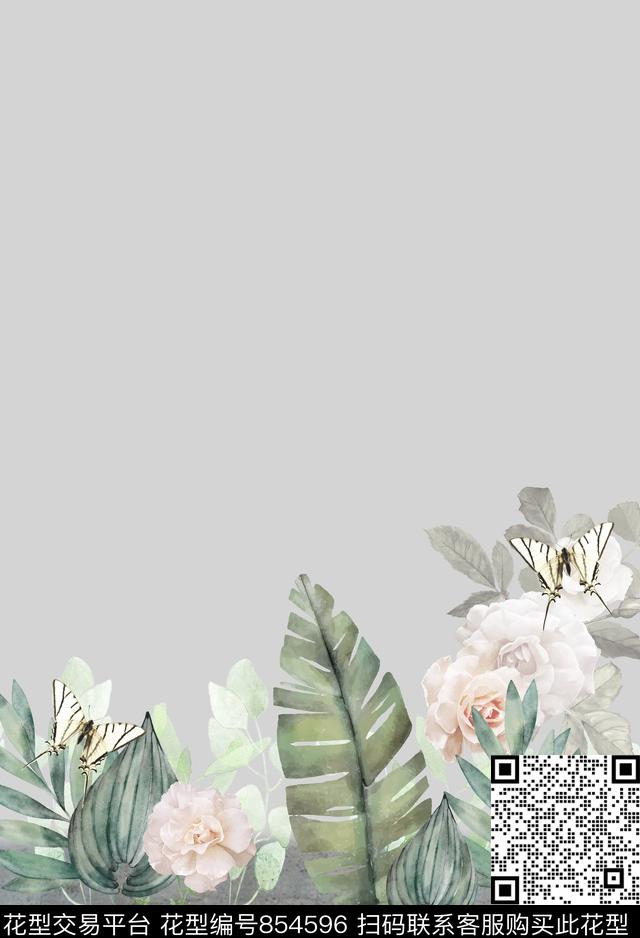 欧美秋冬极简风数码印花华亿平台下载（图片编号: 854596） - 瓦栏（Walan）