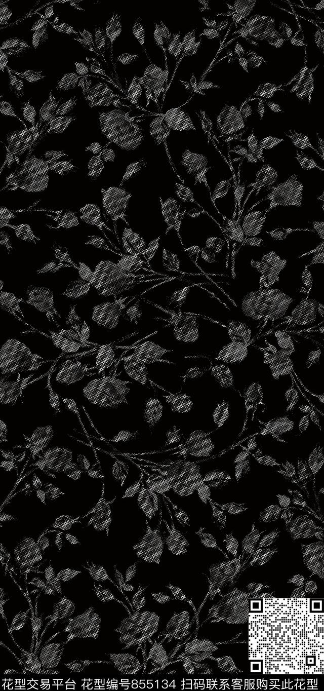 简欧POLO细点传统印花华亿平台下载（图片编号: 855134） - 瓦栏（Walan）