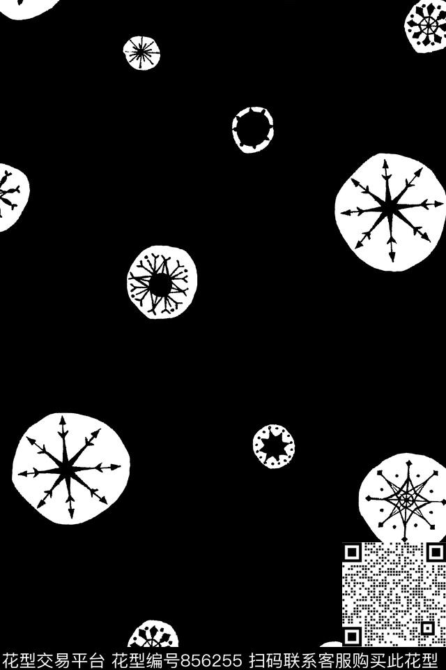 抽象几何靓仔男装华亿平台传统印花华亿平台下载（图片编号: 856255） - 瓦栏（Walan）