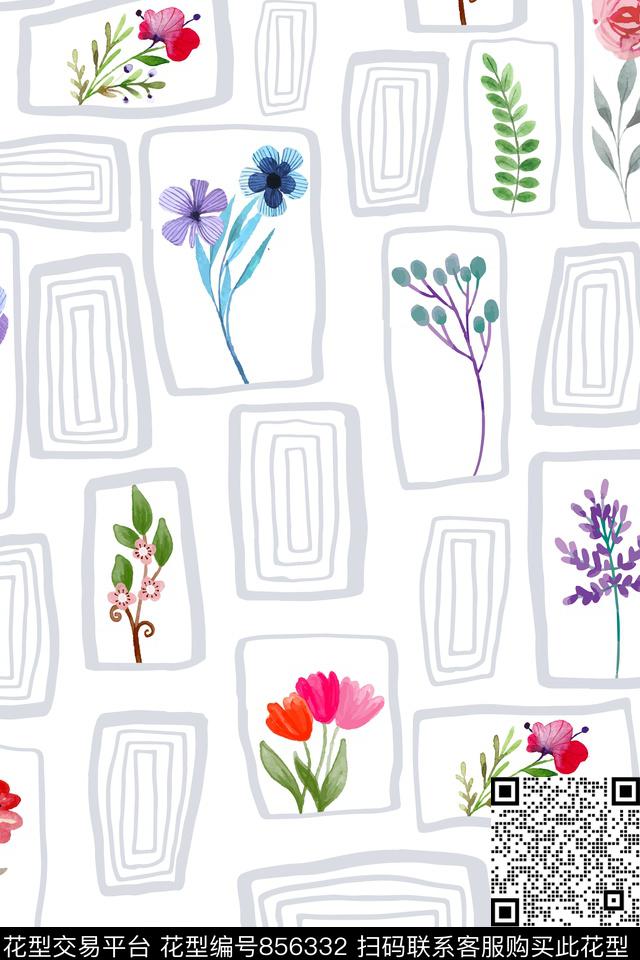 玫瑰花朵花瓣传统印花华亿平台下载（图片编号: 856332） - 瓦栏（Walan）