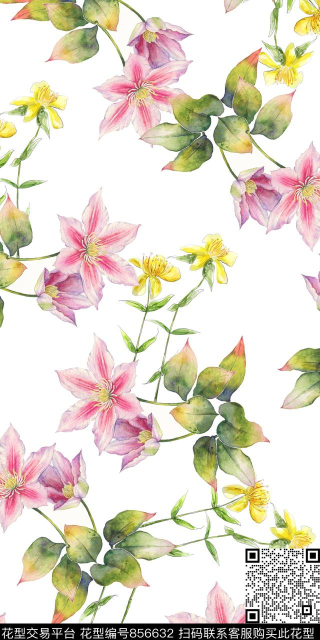 乱花满版花小碎花数码印花华亿平台下载（图片编号: 856632） - 瓦栏（Walan）