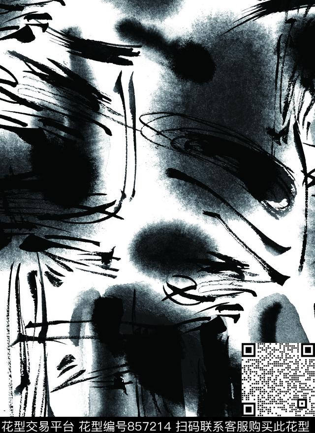 趣味花朵花卉数码印花华亿平台下载（图片编号: 857214） - 瓦栏（Walan）