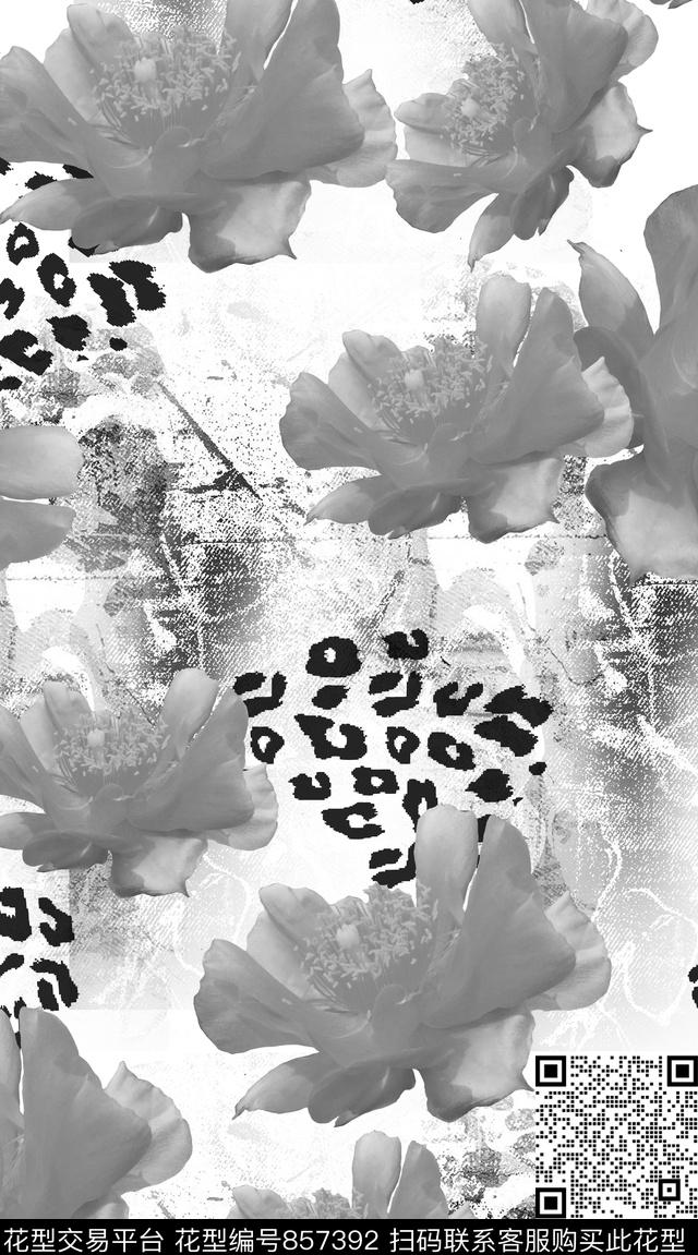 创意服装面料创意图案设计女士数码印花华亿平台下载（图片编号: 857392） - 瓦栏（Walan）