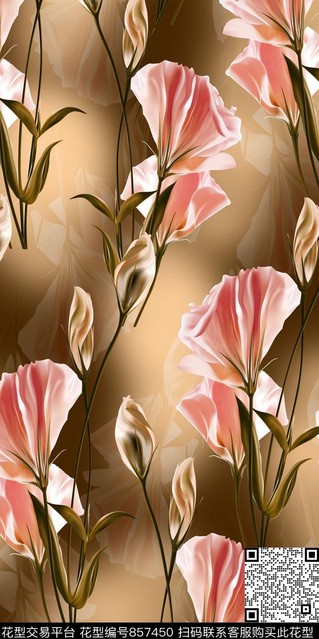 大花乱花数码数码印花华亿平台下载（图片编号: 857450） - 瓦栏（Walan）