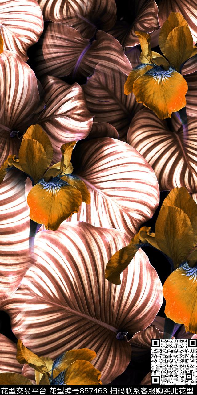 大花乱花数码数码印花华亿平台下载（图片编号: 857463） - 瓦栏（Walan）