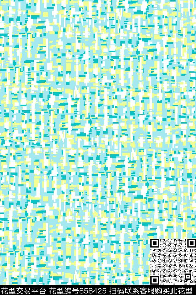 撞色女装肌理印花数码印花华亿平台下载（图片编号: 858425） - 瓦栏（Walan）