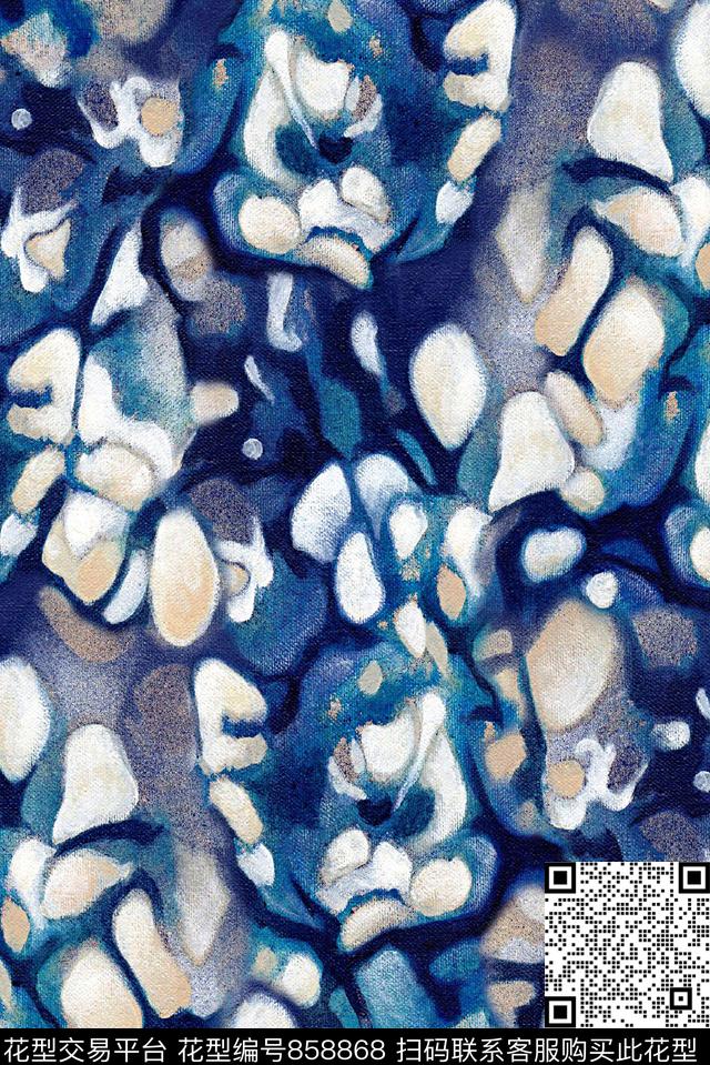 抽象纹理水彩纹理斑点纹理数码印花华亿平台下载（图片编号: 858868） - 瓦栏（Walan）