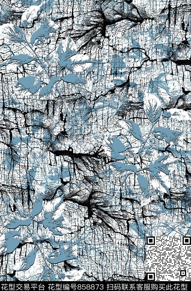 抽象纹理肌理纹理树叶传统印花华亿平台下载（图片编号: 858873） - 瓦栏（Walan）