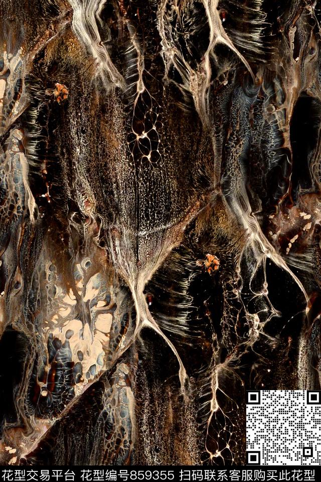 纹理抽象肌理数码印花华亿平台下载（图片编号: 859355） - 瓦栏（Walan）