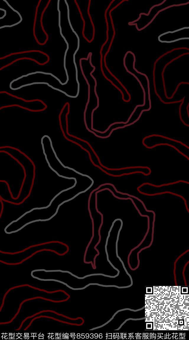 外套创意服装面料创意图案设计传统印花华亿平台下载（图片编号: 859396） - 瓦栏（Walan）