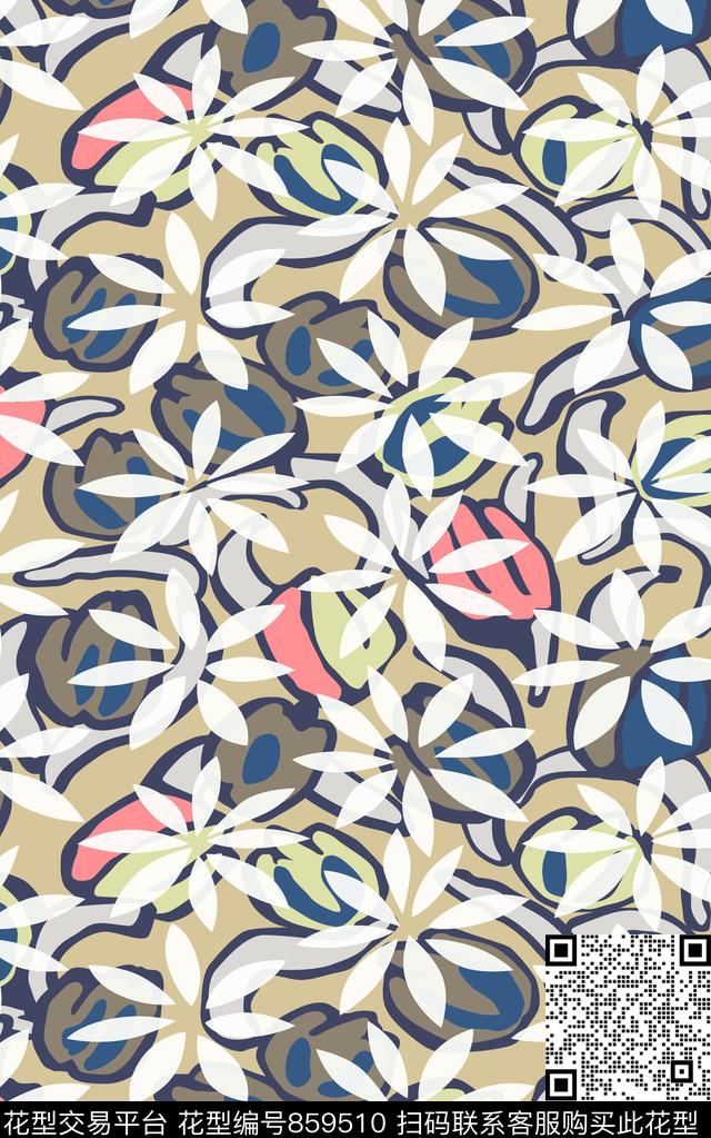 传统华亿平台几何解构传统印花华亿平台下载（图片编号: 859510） - 瓦栏（Walan）