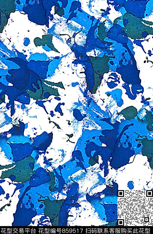 抽象纹理水彩纹理拼块肌理纹理数码印花华亿平台下载（图片编号: 859517） - 瓦栏（Walan）