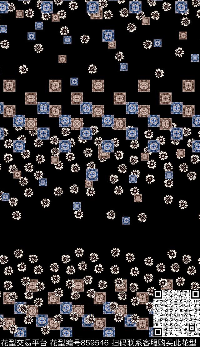 波西米亚中国风民族风传统印花华亿平台下载（图片编号: 859546） - 瓦栏（Walan）