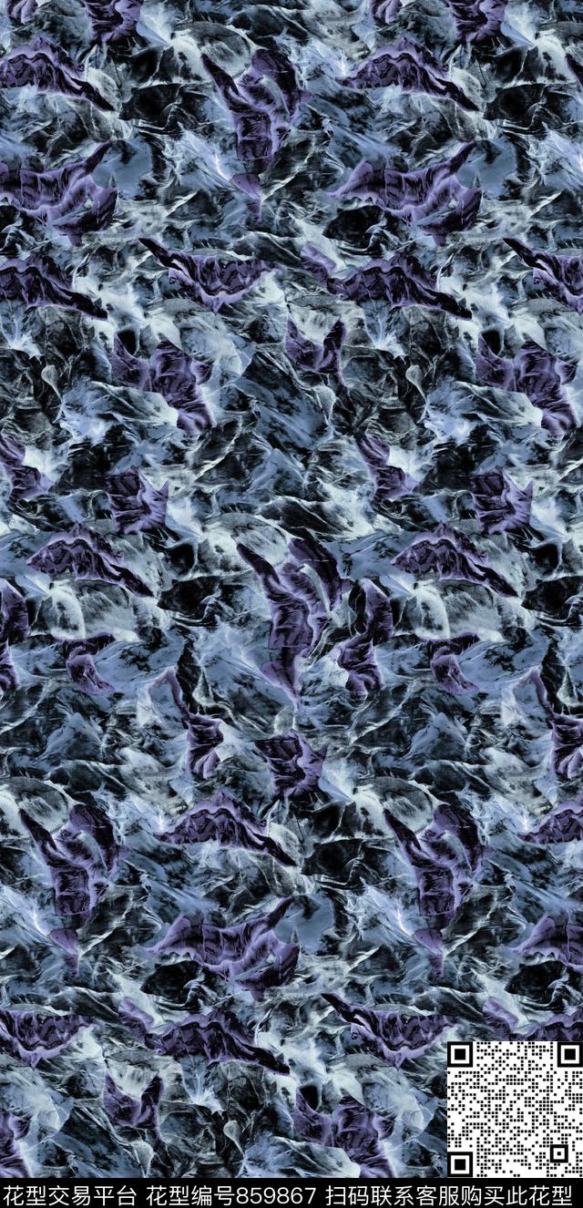 笔触笔刷油墨数码印花华亿平台下载（图片编号: 859867） - 瓦栏（Walan）