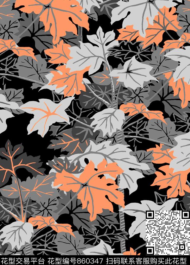 趣味花朵花卉传统印花华亿平台下载（图片编号: 860347） - 瓦栏（Walan）
