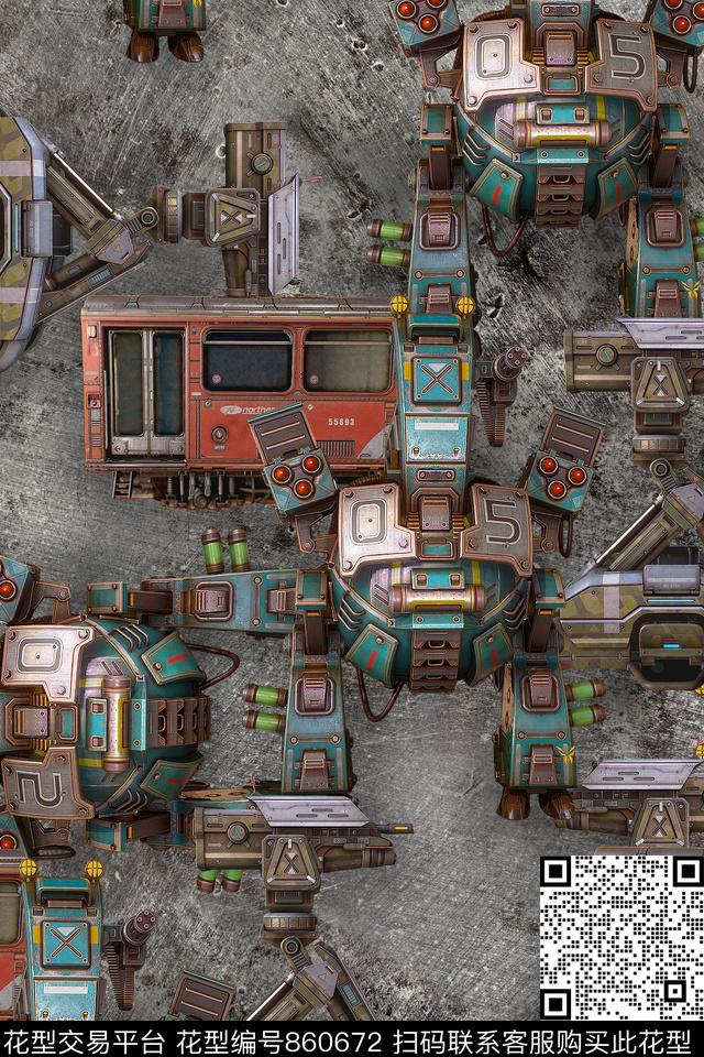 金属肌理机器数码印花华亿平台下载（图片编号: 860672） - 瓦栏（Walan）