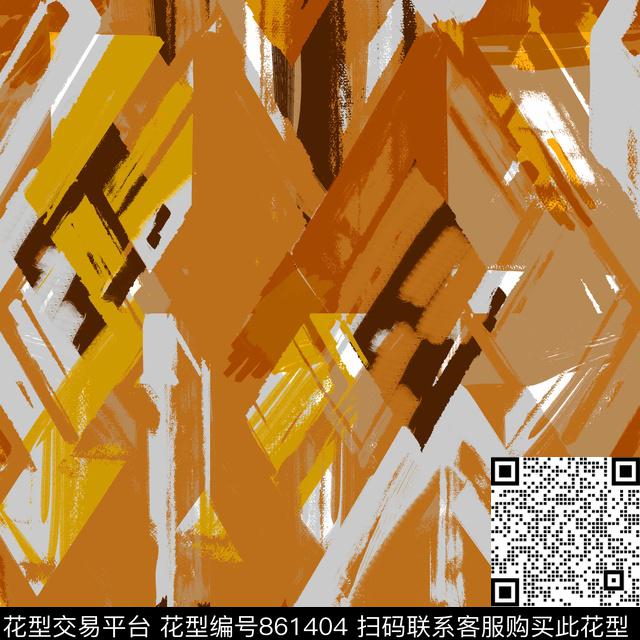 抽象几何快面传统印花华亿平台下载（图片编号: 861404） - 瓦栏（Walan）