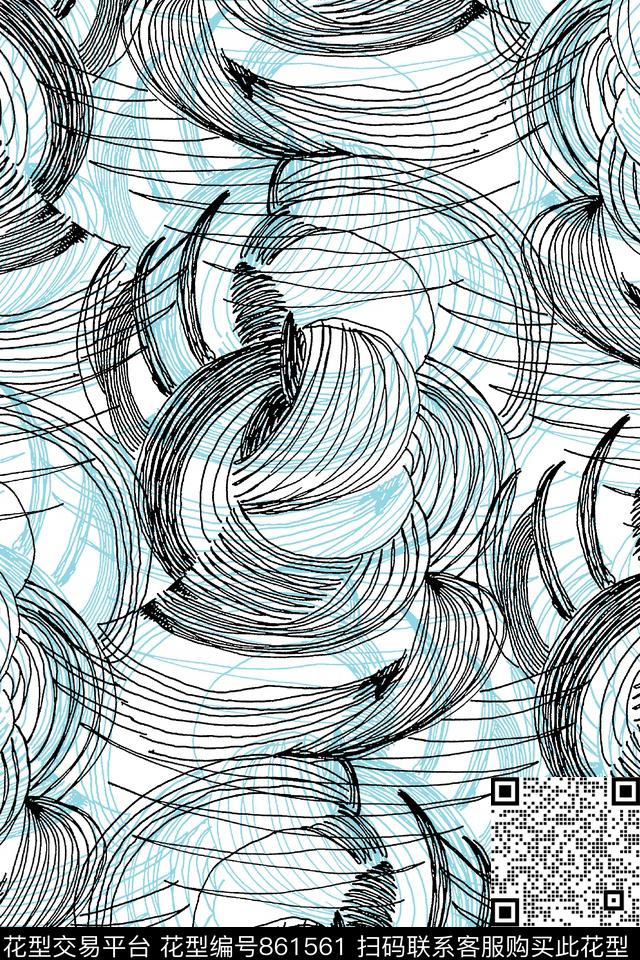 几何纹理抽象线条靓仔男装华亿平台传统印花华亿平台下载（图片编号: 861561） - 瓦栏（Walan）