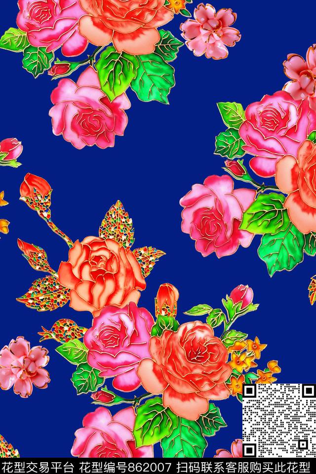 花卉雕塑塑料数码印花华亿平台下载（图片编号: 862007） - 瓦栏（Walan）