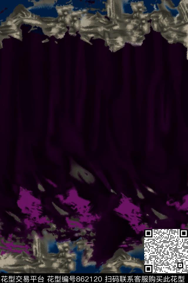 笔刷纹理笔触数码印花华亿平台下载（图片编号: 862120） - 瓦栏（Walan）