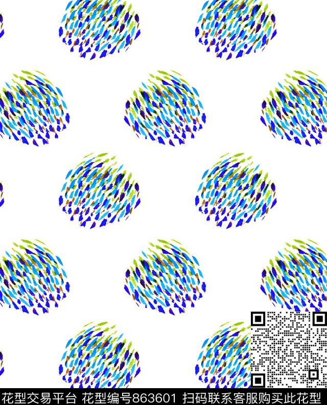 趣味花朵花卉数码印花华亿平台下载（图片编号: 863601） - 瓦栏（Walan）