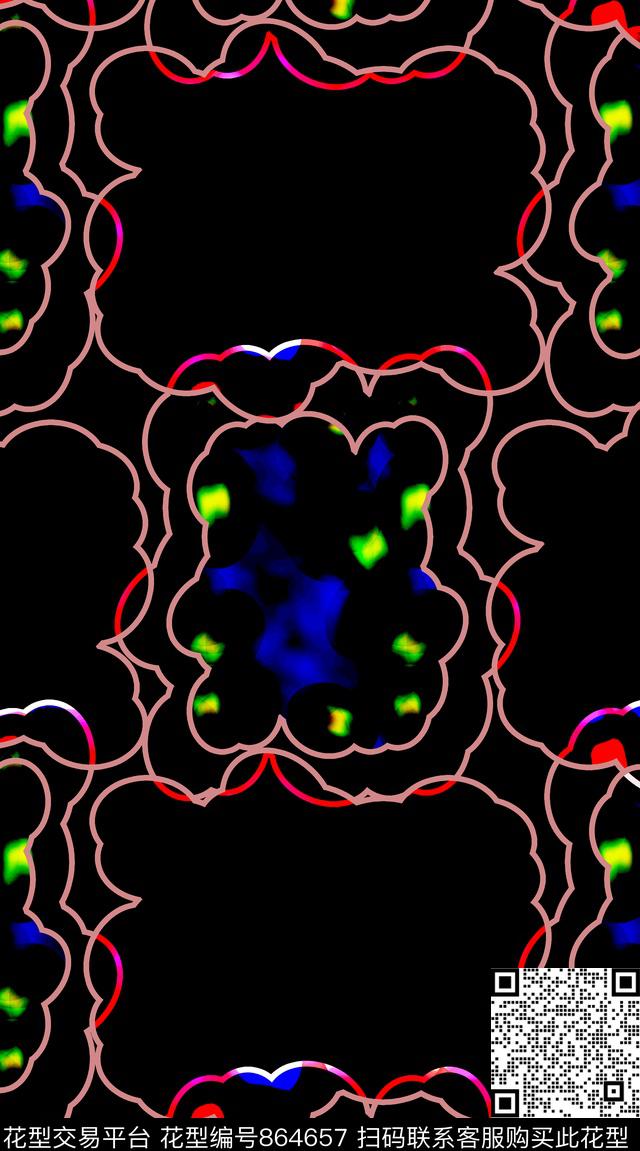 衬衫外套创意图案设计传统印花华亿平台下载（图片编号: 864657） - 瓦栏（Walan）