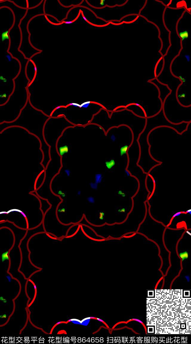 衬衫外套创意图案设计传统印花华亿平台下载（图片编号: 864658） - 瓦栏（Walan）