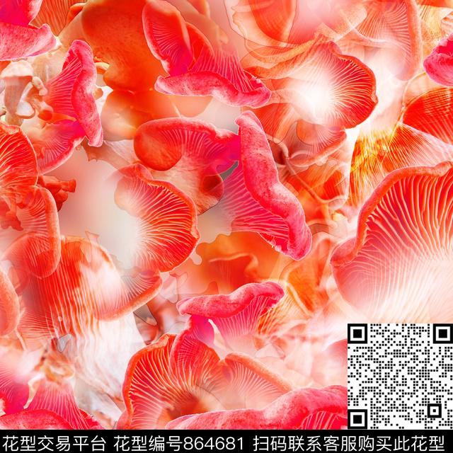 红玫瑰彩染艺术彩色数码印花华亿平台下载（图片编号: 864681） - 瓦栏（Walan）