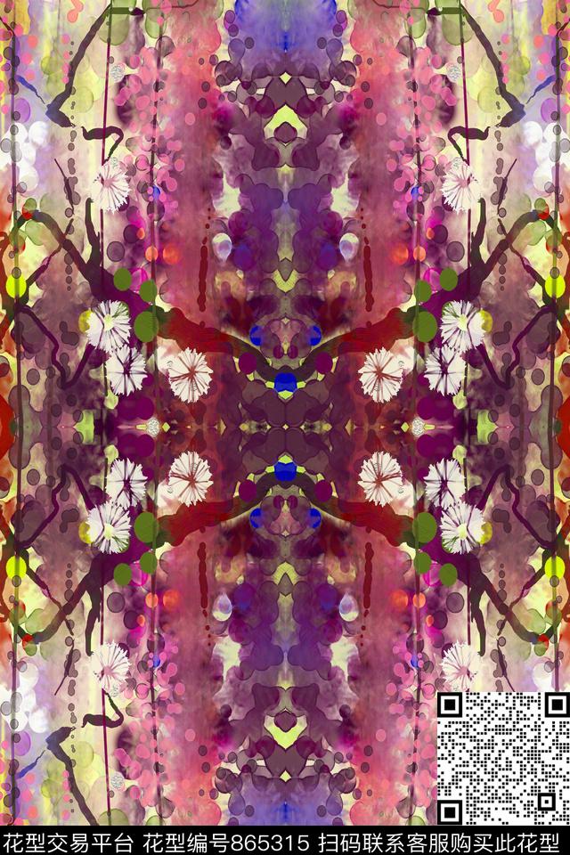 欧式民族风小碎花数码印花华亿平台下载（图片编号: 865315） - 瓦栏（Walan）