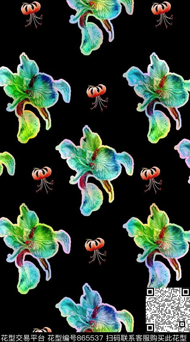 衬衫外套创意图案设计数码印花华亿平台下载（图片编号: 865537） - 瓦栏（Walan）