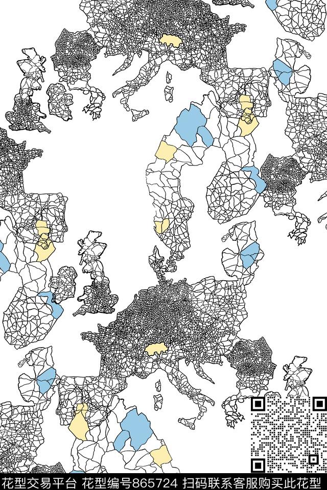 抽象纹理几何网纹传统印花华亿平台下载（图片编号: 865724） - 瓦栏（Walan）