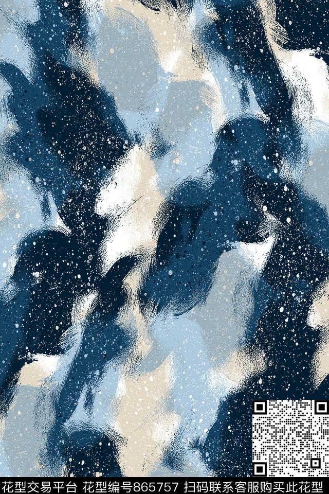 抽象纹理肌理纹理女装华亿平台传统印花华亿平台下载（图片编号: 865757） - 瓦栏（Walan）