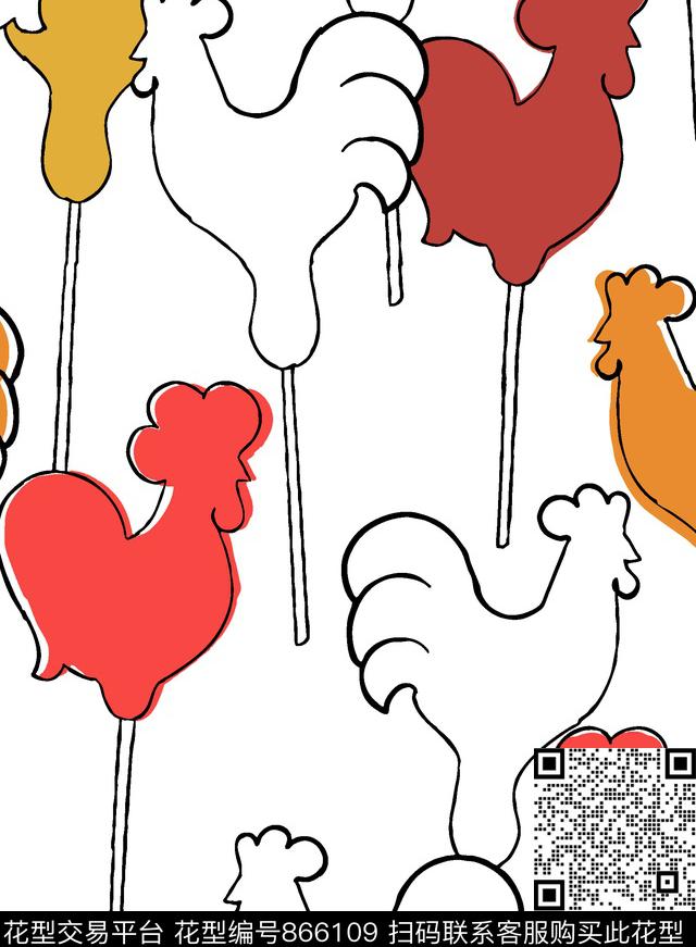 叶子植物女装花卉传统印花华亿平台下载（图片编号: 866109） - 瓦栏（Walan）