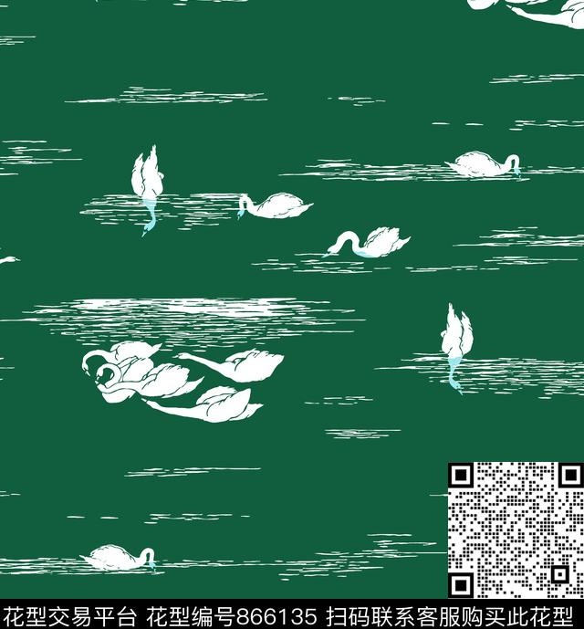 大牌女装动物传统印花华亿平台下载（图片编号: 866135） - 瓦栏（Walan）