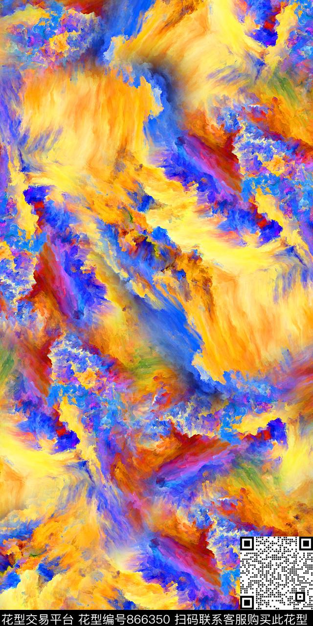 纹路数码印花抽象数码印花华亿平台下载（图片编号: 866350） - 瓦栏（Walan）