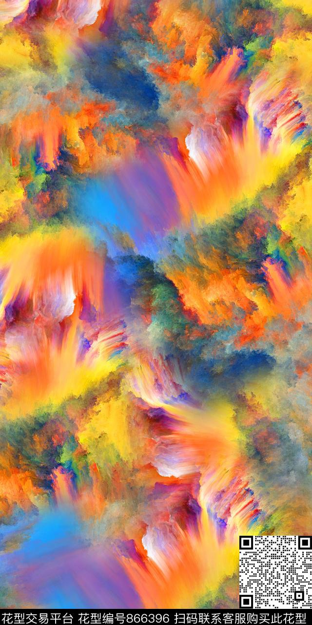 纹路数码印花抽象数码印花华亿平台下载（图片编号: 866396） - 瓦栏（Walan）