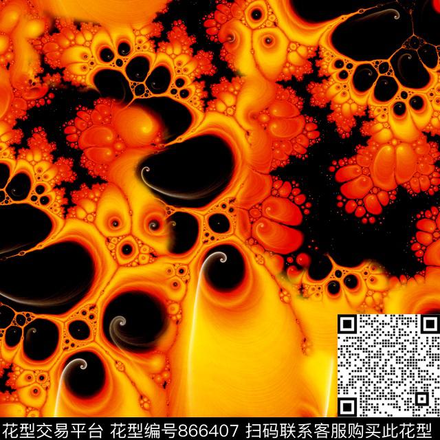 巴洛克云纹民族风数码印花华亿平台下载（图片编号: 866407） - 瓦栏（Walan）