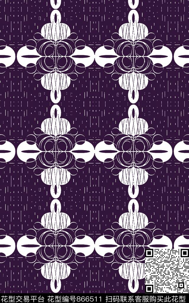 欧式趣味女装传统印花华亿平台下载（图片编号: 866511） - 瓦栏（Walan）