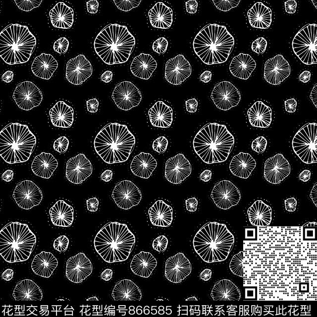 圆圈趣味泳装传统印花华亿平台下载（图片编号: 866585） - 瓦栏（Walan）