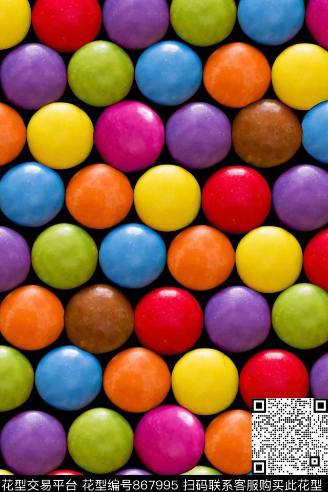 趣味五彩拼接数码印花华亿平台下载（图片编号: 867995） - 瓦栏（Walan）