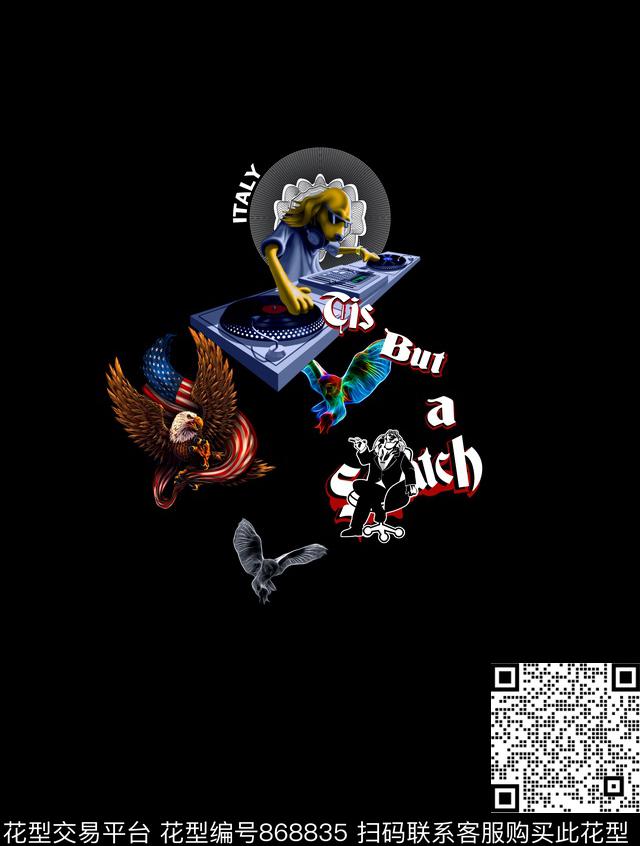 狗老鹰纪家风数码印花华亿平台下载（图片编号: 868835） - 瓦栏（Walan）